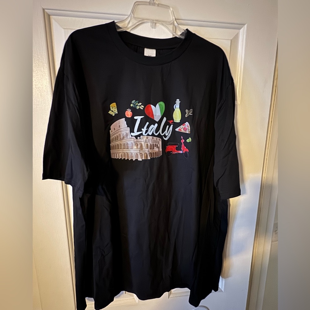 Womens Black Italy Shirt